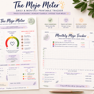 The Mojo Meter + Monthly Tracker
